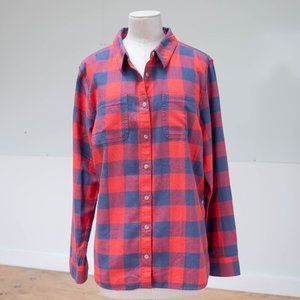 Red & Blue Flannel Shirt by L.L. Bean